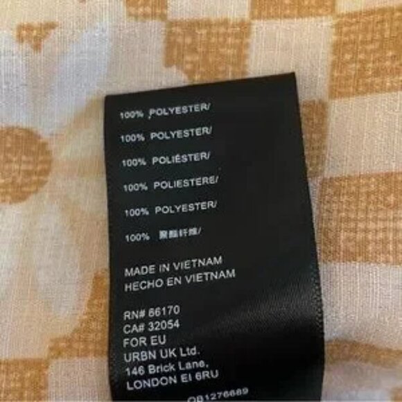 NWT Urban Outfitters Lumi Daisy Check Print Flowers Hippie Mini Dress Size S - Picture 8 of 9